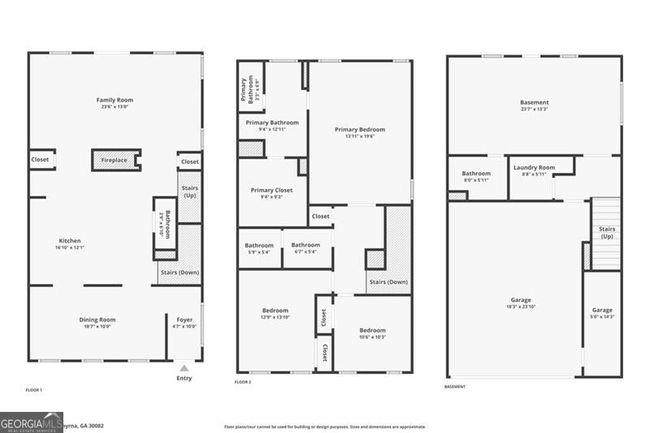 451 Tioram Ln Se, Townhouse with 4 bedrooms, 4 bathrooms and null parking in Smyrna GA | Image 43