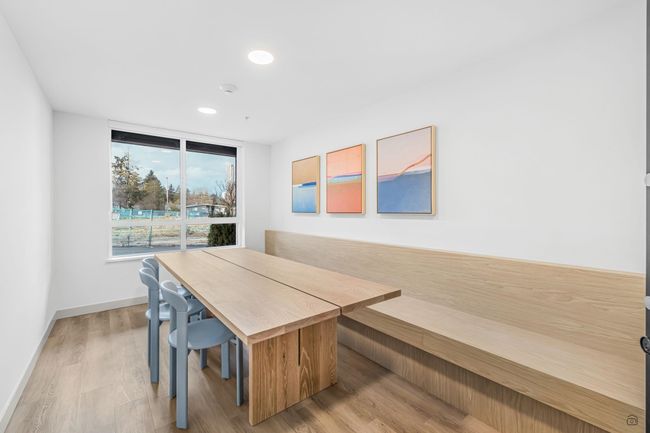 Meeting room with recessed lighting, baseboards, and light wood-style flooring | Image 25