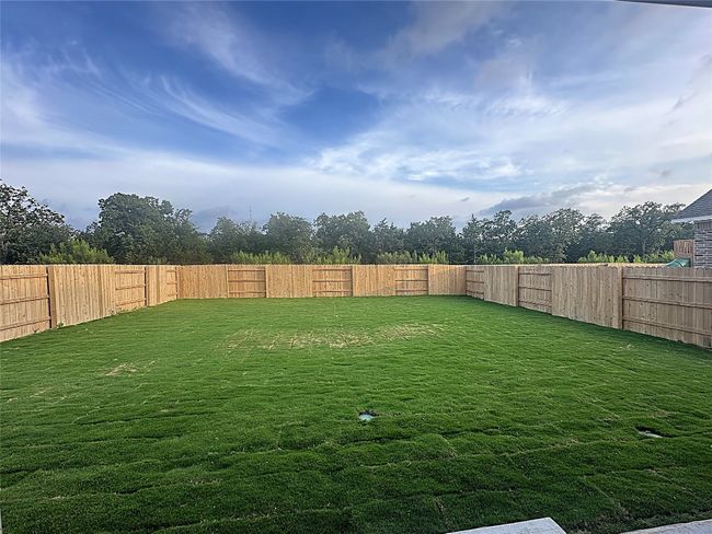 View of the large fenced-in yard | Image 21