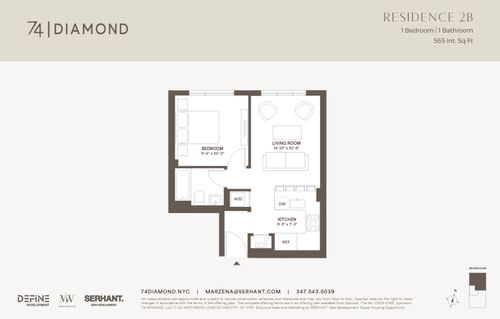 2b-74 Diamond St, Brooklyn, NY, 11222-3402 | Card Image