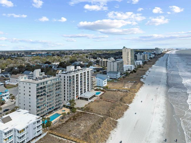 Aerial view featuring a city view, a view of the beach, and a water view | Image 36