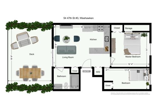 apt-3-54 47th St, Weehawken, NJ, 07086-7156 | Card Image