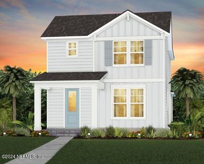 Rendering of home with color scheme shown | Image 1