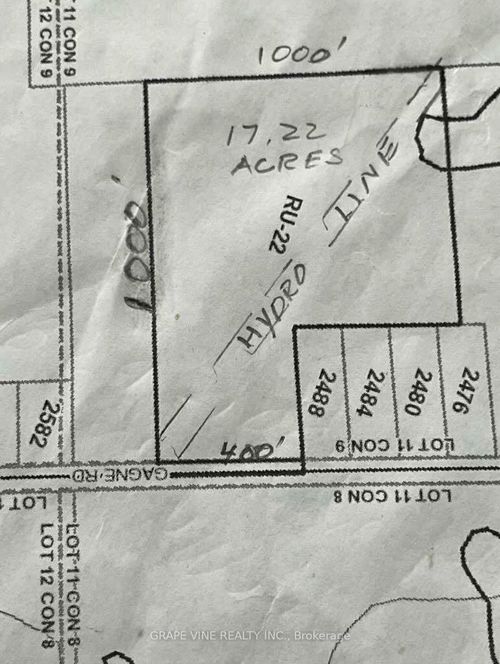 00 - Part of Lot 11 Gagne Road, Clarence Rockland, ON, K0A2A0 | Card Image