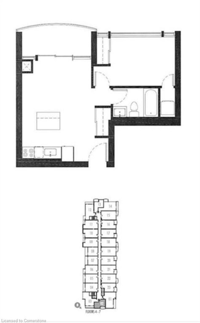 702 - 7711 Green Vista Gate, House attached with 1 bedrooms, 1 bathrooms and 1 parking in Niagara Falls ON | Image 24