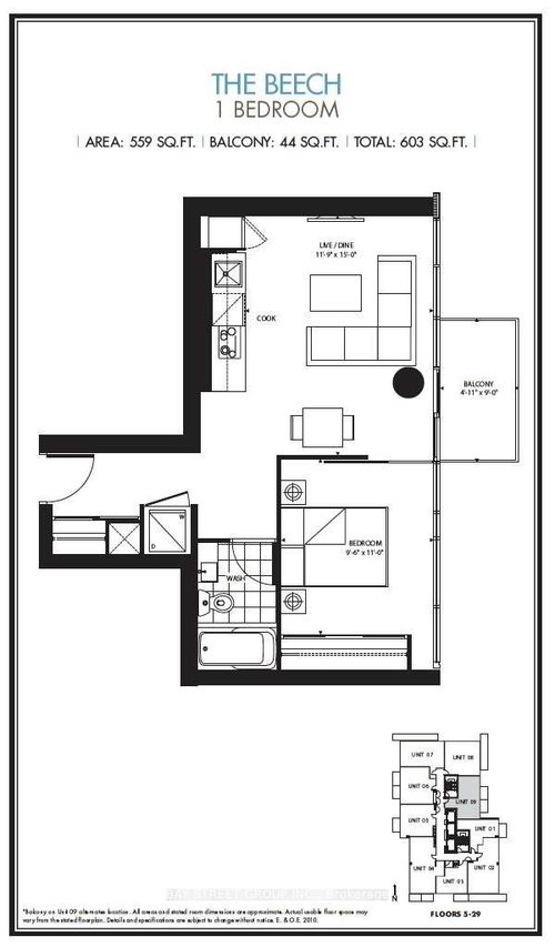 609-75 St Nicholas St, Toronto, ON, M4Y0A5 | Card Image