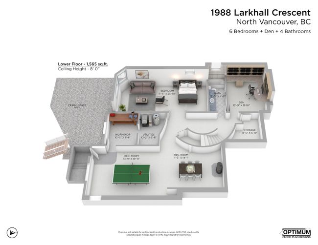 1988 Larkhall Crescent, House other with 6 bedrooms, 4 bathrooms and 4 parking in North Vancouver BC | Image 38