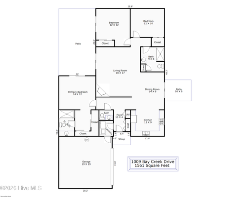 1009 Baycreek Dr, Wilmington, NC, 28405-4101 | Card Image