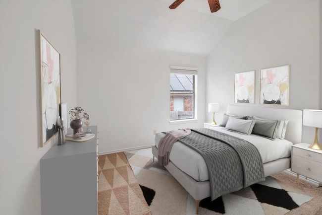 Virtually staged secondary bedroom | Image 24