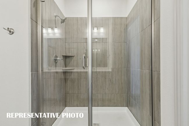The spacious walk in shower in our Hampton plan is the perfect place to start or end your day! REPRESENTATIVE PHOTO | Image 12