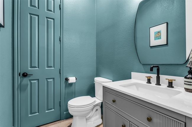 Powder Room Downstairs Is Fully REmodeled With New Cabinet & Plumbing Fixtures! | Image 24