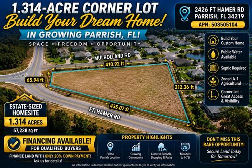 2426 Fort Hamer Road, PARRISH, FL, 34219 | Card Image