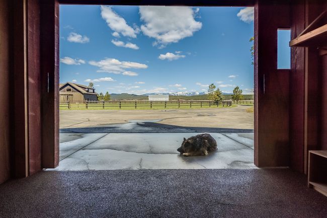 View from interior of stable to the north | Image 95