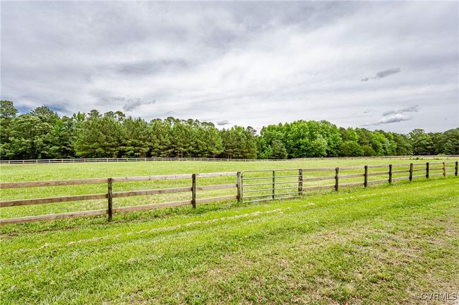 View of yard featuring a view of countryside and a forest view | Image 46