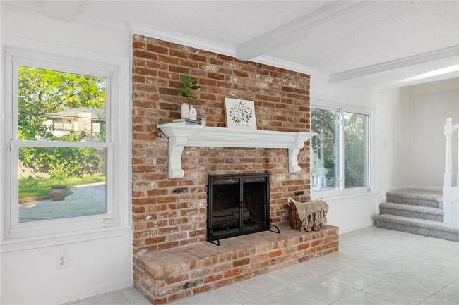 Beautiful wood burning fireplace | Image 14