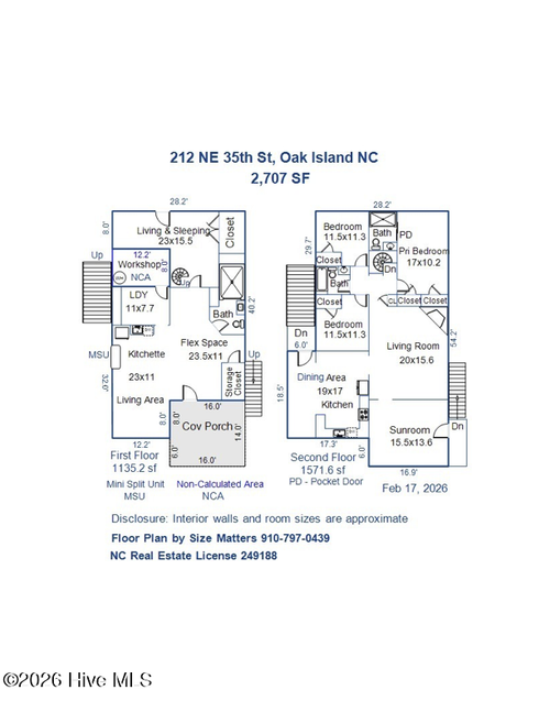 212 Ne 35th St, Oak Island, NC, 28465-5727 | Card Image