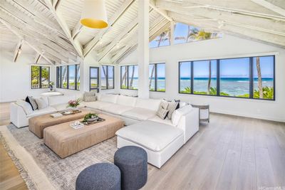 Stunning living room overlooking the ocean. | Image 1