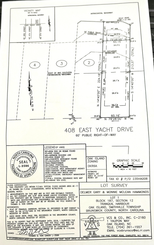 408 E Yacht Dr, Oak Island, NC, 28465-5428 | Card Image