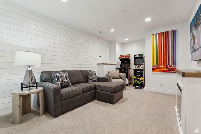 View of carpeted living room | Image 37
