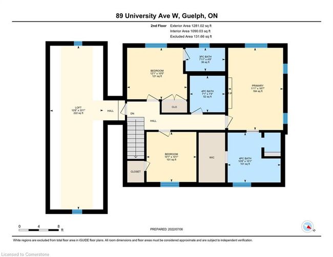 89 University Ave W, House other with 4 bedrooms, 5 bathrooms and 8 parking in Guelph ON | Image 38