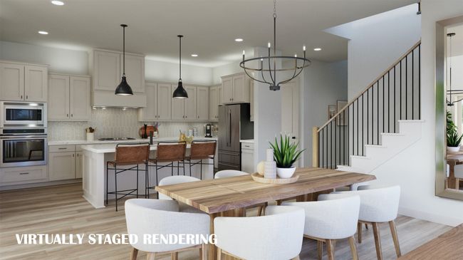 With tons of storage and prep space, our Rousseau plan offers a dream kitchen any chef would be proud to call their own! VIRTUALLY STAGED RENDERING | Image 5