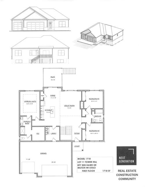 897 Red Hawk Dr, Milton, WI, 53563-1677 | Card Image