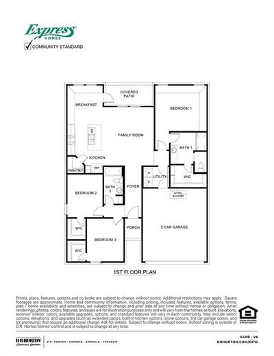 1003 Ripplewood Circle, House other with 3 bedrooms, 2 bathrooms and null parking in Chandler TX | Image 2