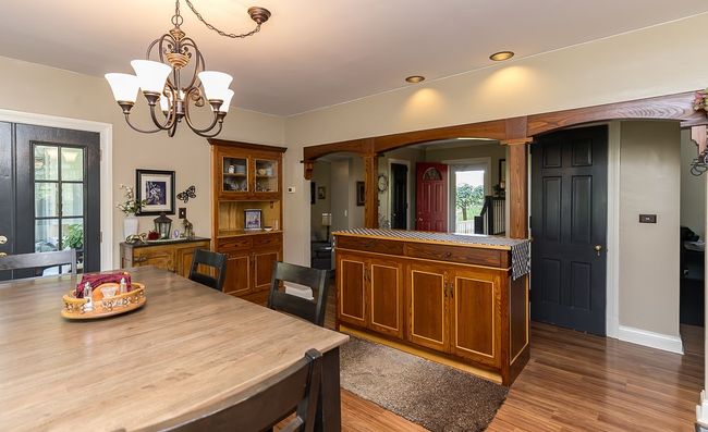 dining room island also real wood and hand made | Image 34