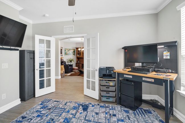 French door lead into the office. | Image 5