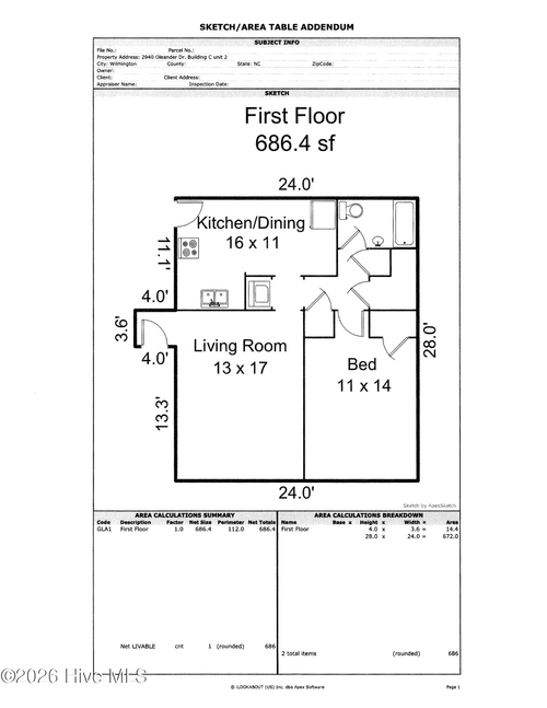 2c-2940 Oleander Dr, Wilmington, NC, 28403-4062 | Card Image