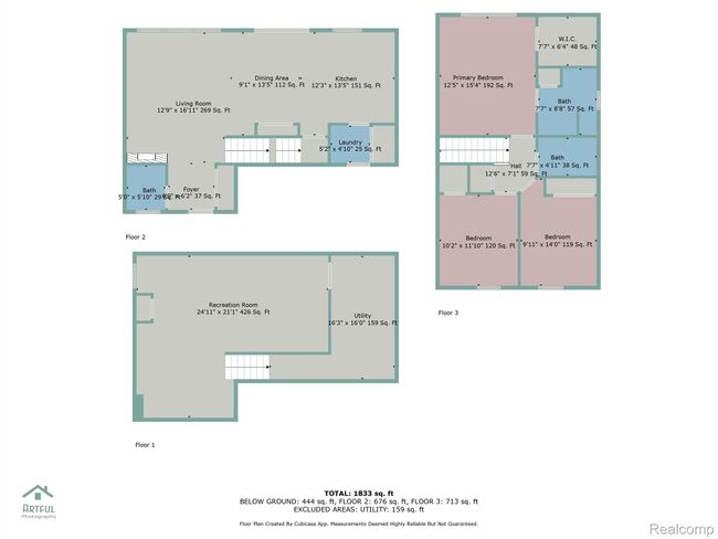 6480 Crestview Dr, House other with 3 bedrooms, 3 bathrooms and null parking in Holly MI | Image 30