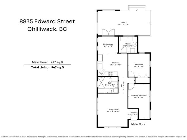 8835 Edward St, House other with 2 bedrooms, 1 bathrooms and 4 parking in Chilliwack BC | Image 6