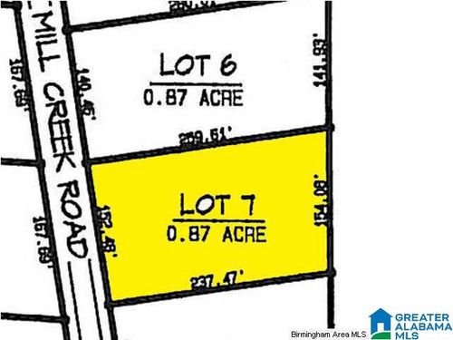 7-Lot 7 Mill Creek Road, NAUVOO, AL, 35578 | Card Image