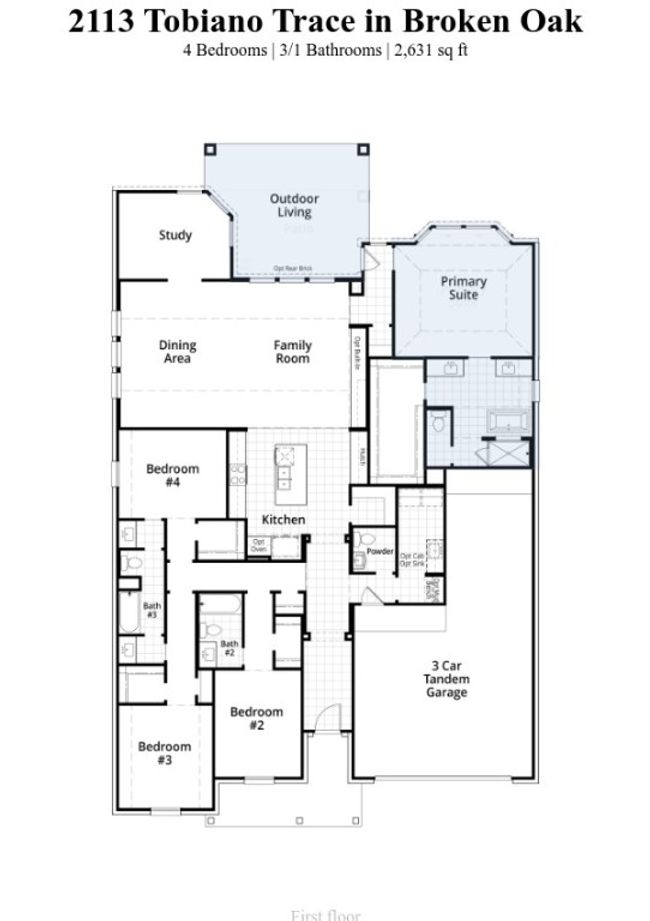2113 Tobiano Trce, House other with 4 bedrooms, 4 bathrooms and 3 parking in Georgetown TX | Image 25
