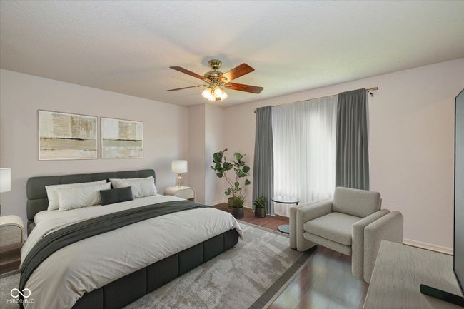 Bedroom 2-virtually staged. | Image 17