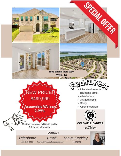 1805 Shady Vista Way, Wylie, TX, 75098-1045 | Card Image