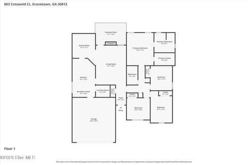 803 Cotswold Ct, Grovetown, GA, 30813-5857 | Card Image