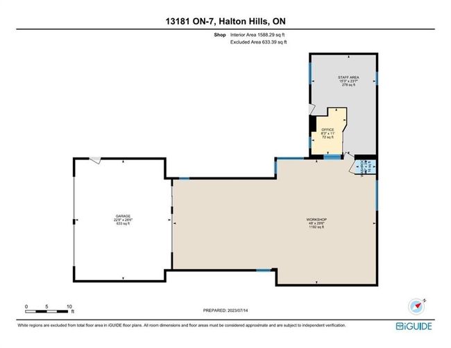 13181 Highway 7, House other with 3 bedrooms, 2 bathrooms and 8 parking in Georgetown ON | Image 18