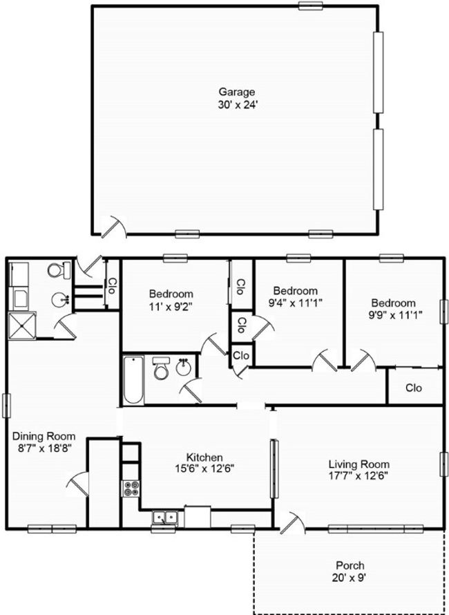 342 E Cox St, House other with 3 bedrooms, 2 bathrooms and null parking in Forsyth IL | Image 25
