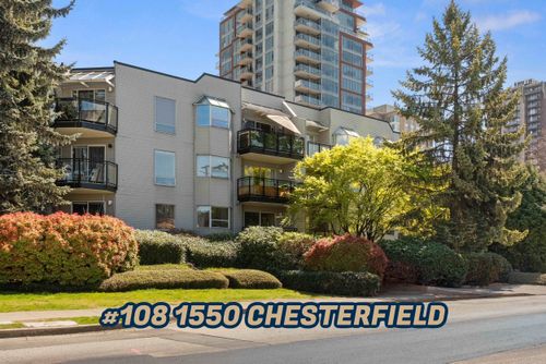 108-1550 CHESTERFIELD AVENUE, North Vancouver, BC, V7M2N6 | Card Image