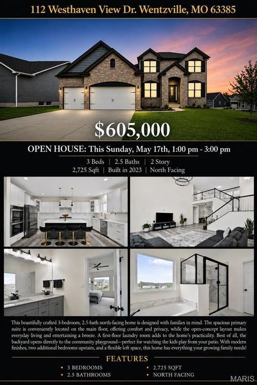 112 Westhaven View Dr, Wentzville, MO, 63385-2674 | Card Image