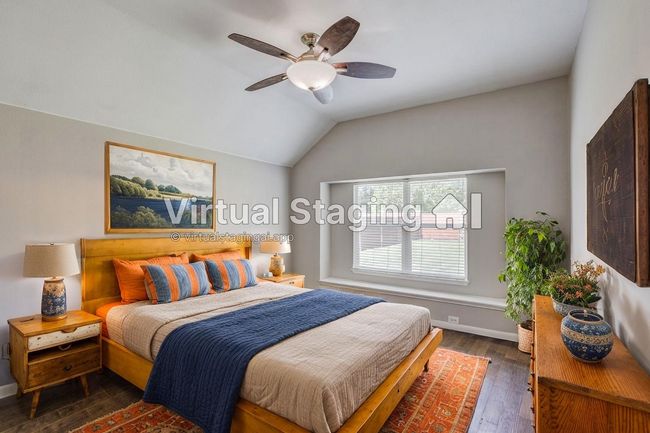 Virtually staged primary bedroom | Image 4
