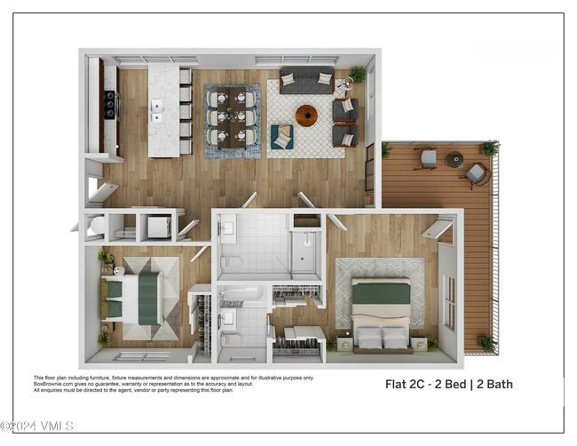 2C - 36 Railroad Ave, Condo with 2 bedrooms, 2 bathrooms and 1 parking in Minturn CO | Image 5