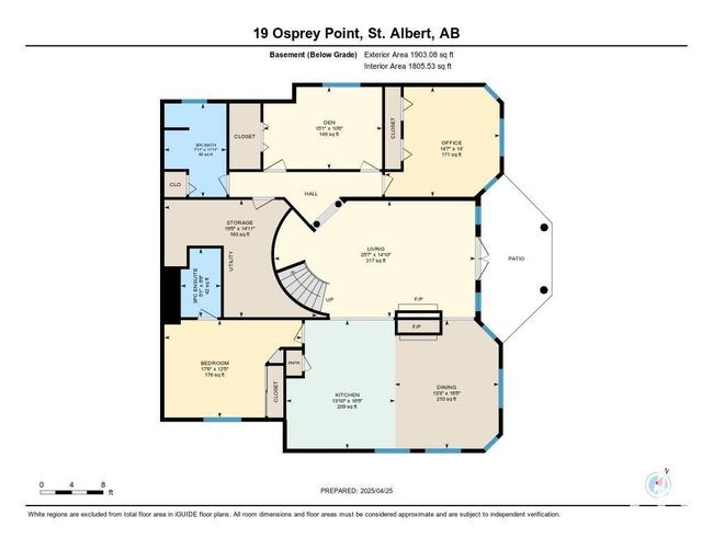 19 Osprey Pt, House other with 5 bedrooms, 4 bathrooms and null parking in St. Albert AB | Image 54