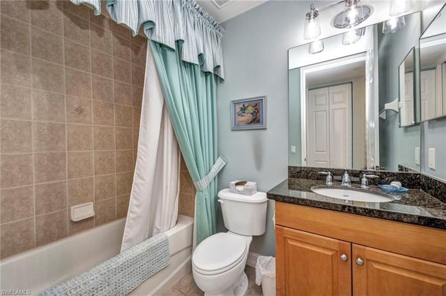 Full bath with shower / bathtub combination with curtain and vanity | Image 27
