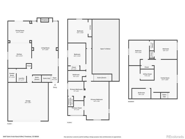6447 St Vrain Ranch Blvd, House other with 5 bedrooms, 4 bathrooms and null parking in Firestone CO | Image 29