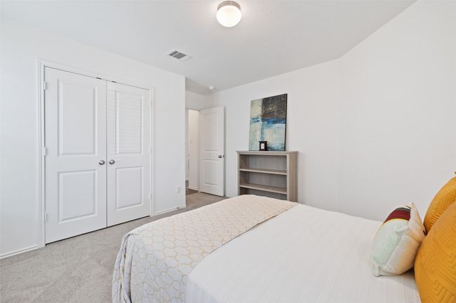 Carpeted bedroom featuring a closet | Image 26