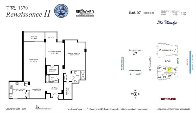 APT-1107 - 1370 S Ocean Blvd, Condo with 2 bedrooms, 2 bathrooms and null parking in Pompano Beach FL | Image 29