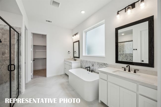 An owner's bath designed with two in mind! REPRESENTATIVE PHOTO | Image 10