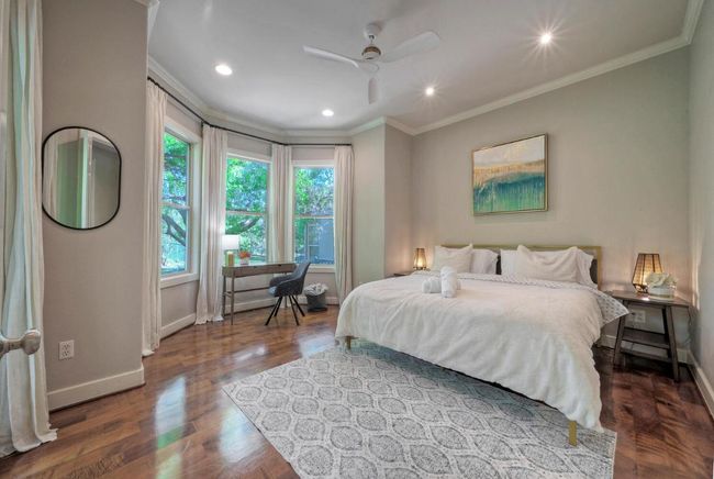 Downstairs office and/or guest room with en suite (available for living room access) and walk in closet | Image 17